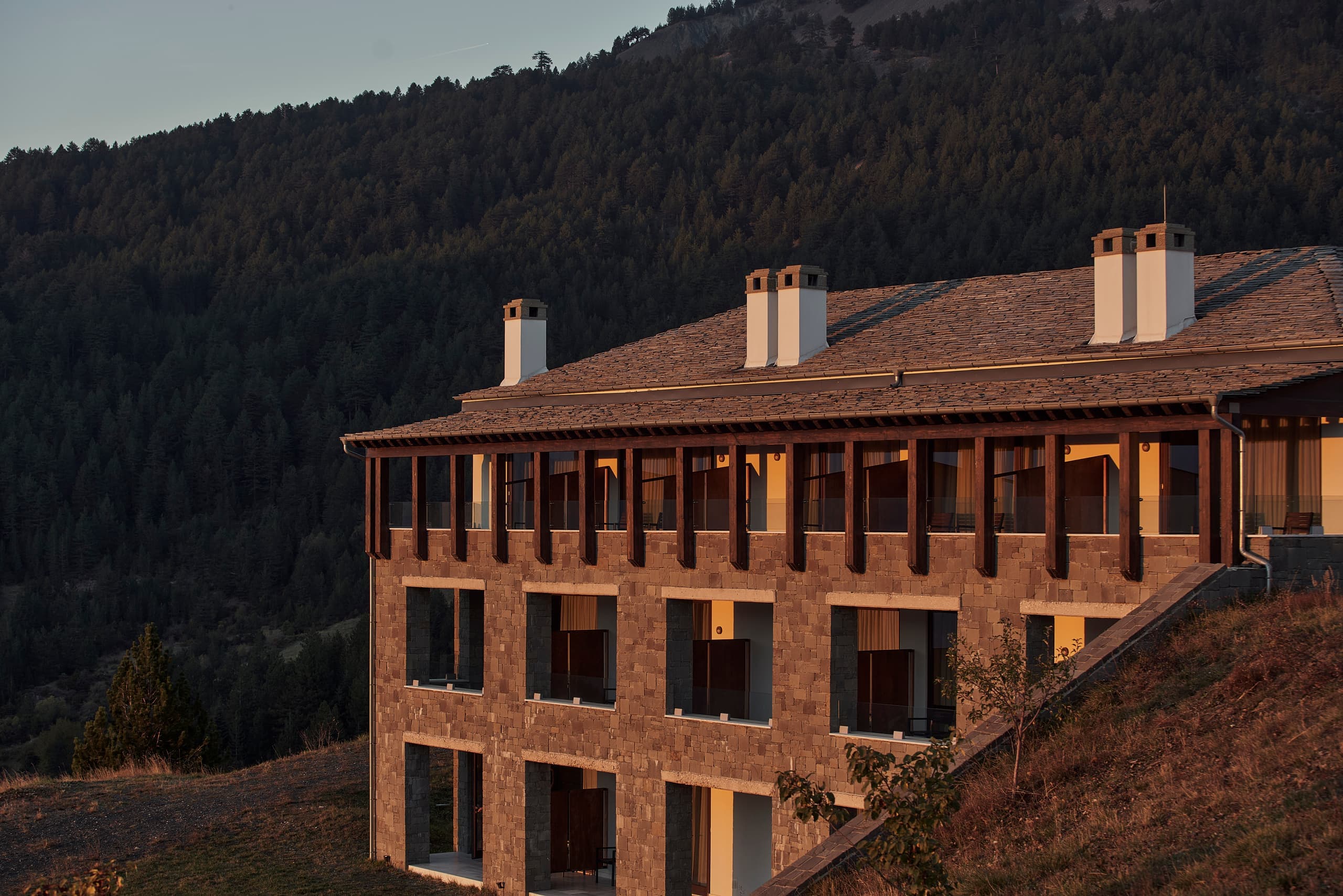 Grand Forest Metsovo, Greece — landscape and approach